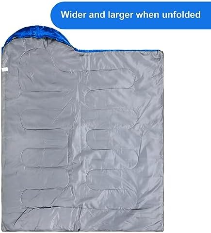 Tudomro 2 Pcs Camping Sleeping Bag for Adults Lightweight Packable Waterproof Camping Gear Equipment to Keep Warm for Outdoor Backpacking Hiking Travel