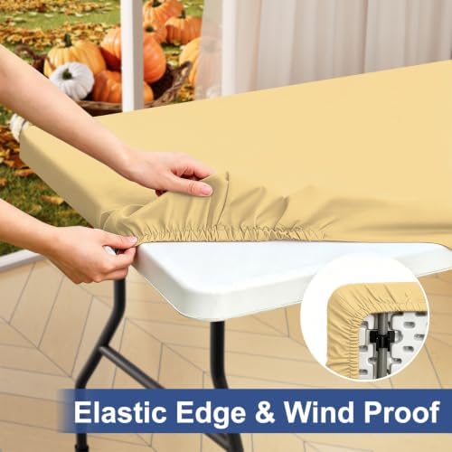 homing Rectangle Table Cloth Cover 6 Foot Elastic Fitted Tablecloth
