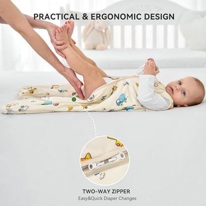 Yoofoss Baby Sleep Sack 18-24 Months Rayon Made from Bamboo 1.0 Tog