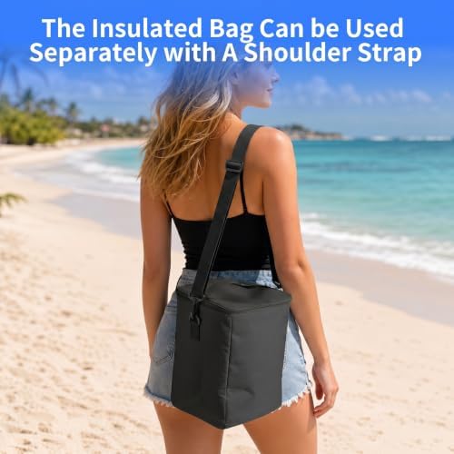 2-in-1 Cooler Organizer Insert Mesh Pouch for Bogg Bag Accessories