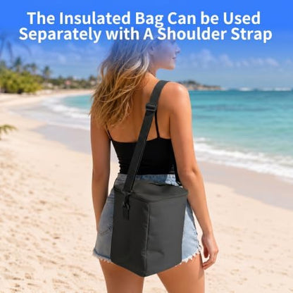2-in-1 Cooler Organizer Insert Mesh Pouch for Bogg Bag Accessories