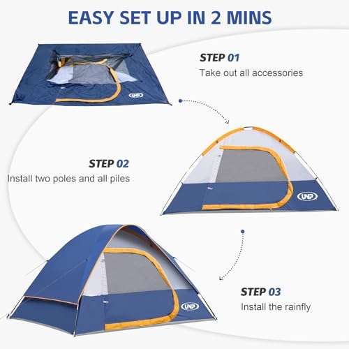 Camping Tent 2-4 Person Dome Tents