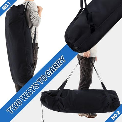 48" Large Camping Chair Bag Replacement, Folding Chairs Bag, Black