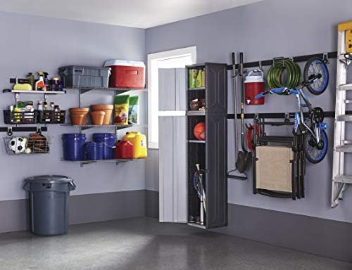 Rubbermaid Commercial Products BRUTE Tote Storage Bin with Lid, 14-Gallon, Gray, Rugged/Reusable Boxes for Moving/Camping/Garage/Basement Storage, Pack of 6