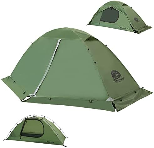 1/2 Person 4 Season Backpacking Tent, Lightweight Waterproof Winter Tent