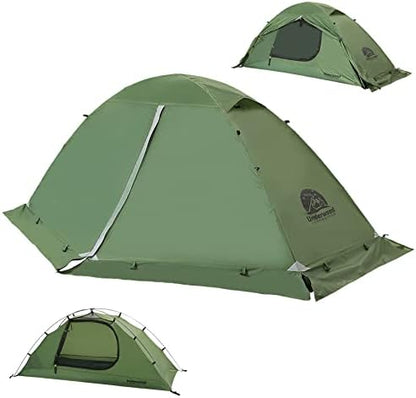 1/2 Person 4 Season Backpacking Tent, Lightweight Waterproof Winter Tent