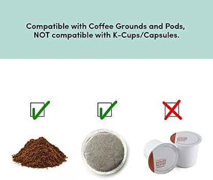 Elite Gourmet EHC117M Personal Single-Serve Compact Coffee Maker, Mint