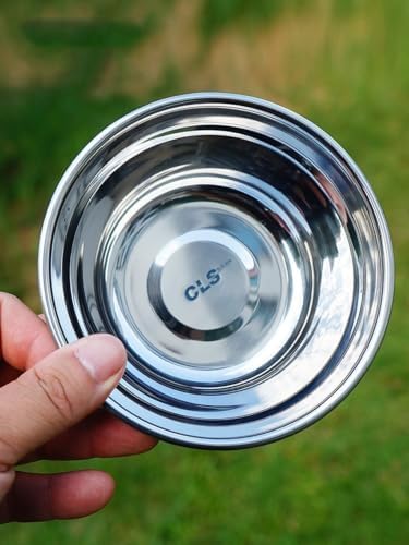 Stainless Steel Camping Plate Set 20Pc Lightweight