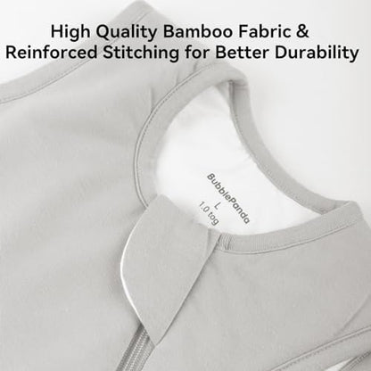 BubblePanda Rayon Made from Bamboo Sleep Sack 0-6 Months 1.0 Tog Newborn