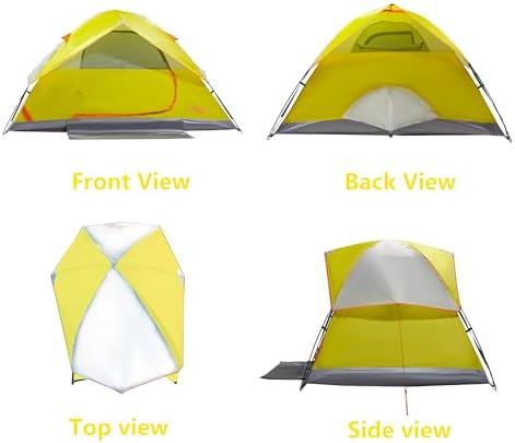 ASFANES Tents for Camping 2/4/6 Person Camping Dome Tent, Waterproof,Spacious, Lightweight Portable Backpacking Tent for Outdoor Camping/Hiking