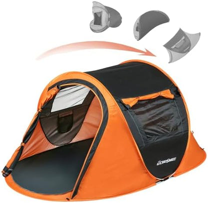 EchoSmile Instant Pop Up Camping Tent, 2/4/6 Person Easy Setup Tent