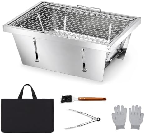 Folding Charcoal Grill Sets Compatible with IGT Table Insert