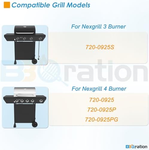 Grill Parts for Nexgrill 4 Burner 720-0925 720-0925P 720-0925PG,Grill Grate for Nexgrill 720-0925P Replacement Parts 720-0340 720-0718A Grate for Charbroil 463352521 463351021