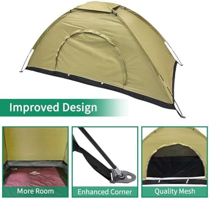 Sutekus Tent Camouflage Patterns Camping Tent Backpacking Tent for Camping Hiking 【Outdoor Equipment】