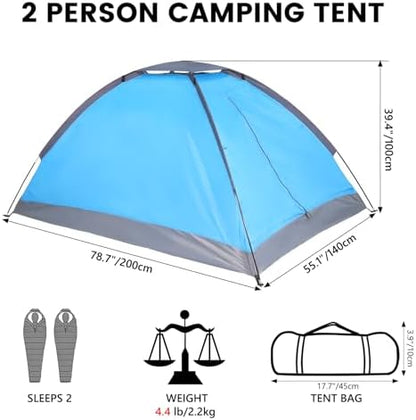 Treefox Camping Tent for 2 Person Lightweight Tent Outdoor Tent