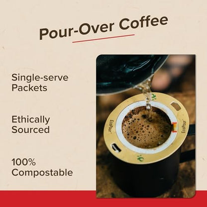 Coulée EcoPour She Devil Arabic Coffee, Medium Roast, Single Serve, 20 Pack