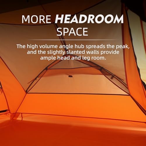 Clostnature 1/2 Person Lightweight Backpacking Tent Large Headroom Space
