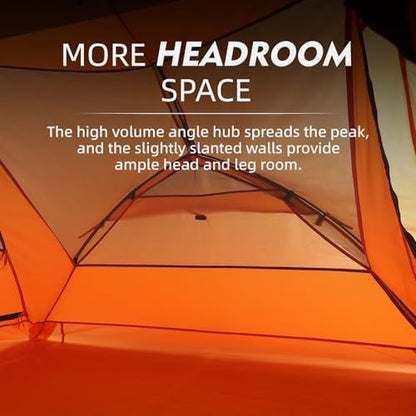 Clostnature 1/2 Person Lightweight Backpacking Tent Large Headroom Space