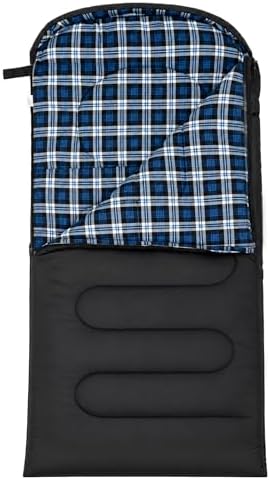 100% Cotton Flannel XXL 3-4 Season Sleeping Bags for Adults