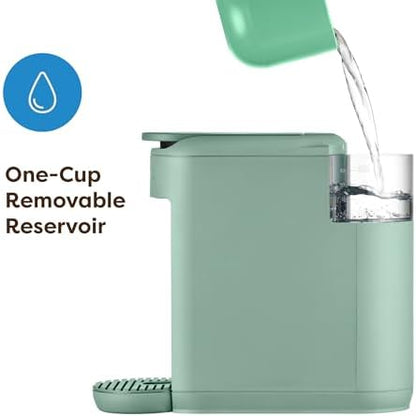 Keurig K-Mini Mate Single Serve K-Cup Pod Coffee Maker, Brews Up to 12 oz Cup, Compact Portable Coffee Machine for Small Spaces, Great for Dorms & Offices, Glamping Green