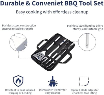 16 inch Vertical Charcoal Smoker, Mini BBQ Grill, Fire Pit, 3-in-1 with Built-in Thermometer, Adjustable Air Vent, Idea for Parties, Backyard, Patio, Camping