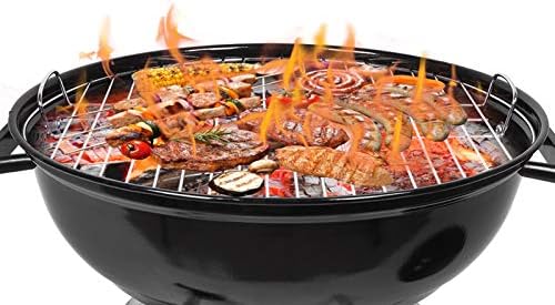 Outvita 18 inch Portable Charcoal Grill, Stainless Steel BBQ Kettle