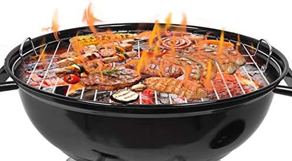 Outvita 18 inch Portable Charcoal Grill, Stainless Steel BBQ Kettle
