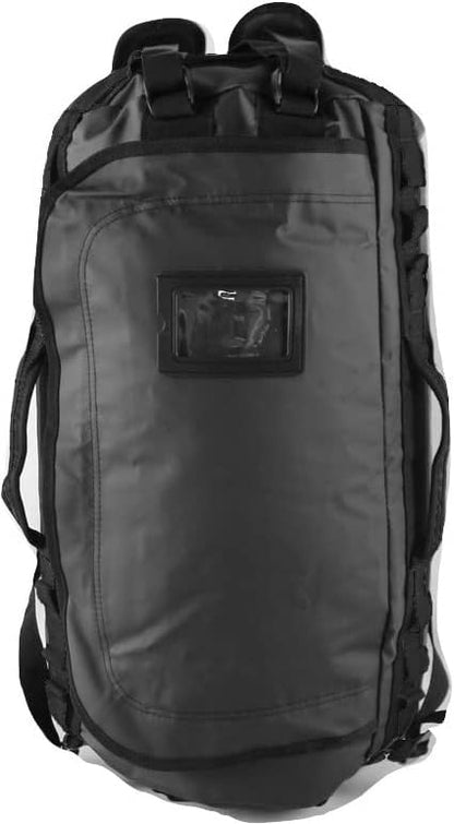Element Equipment Trailhead Duffel Bag Shoulder Straps Waterproof Black/Grey Large