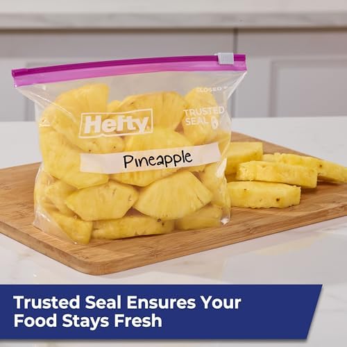 Hefty Slider Storage Bags, Quart Size, 78 Count