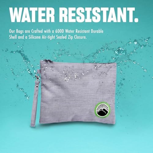 Enjoy Native Smell Proof Bag with Lock 11" x 9", Smell Proof Container, Dog Tested Odor resistant Bags, Best Zipper odor sealing pouch for Herbs, Coffee & Travel Medicine, Scent resistent Containers