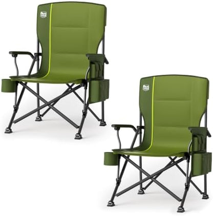 TIMBER RIDGE Oversized Folding Camping Chair High Back 500lbs