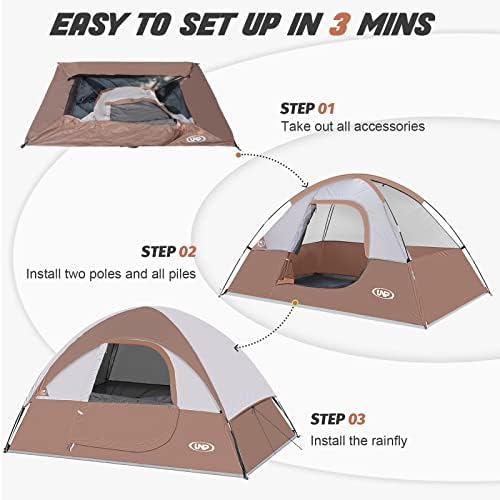 Camping Tent 2-4 Person Dome Tents