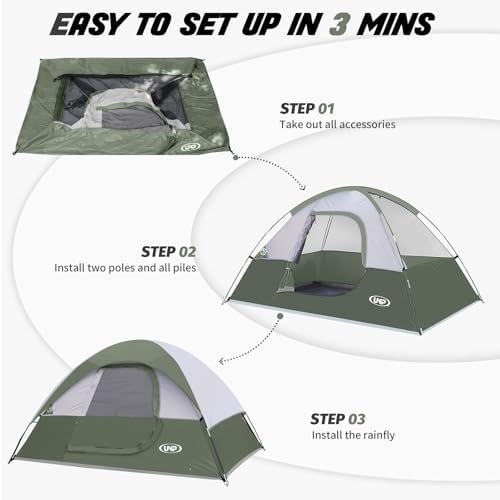 Camping Tent 2-4 Person Dome Tents