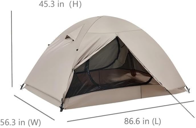 4 Season Light Backpacking Hiking Camping Waterproof Tents for 2/4 Person