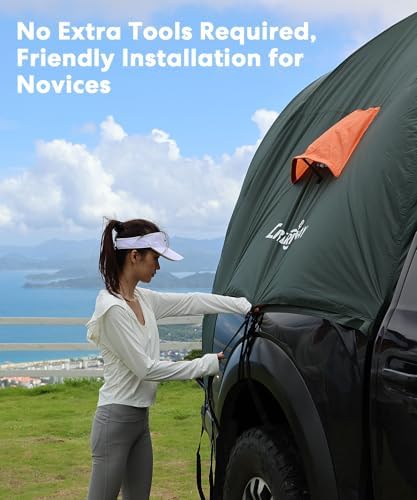 LIBERRWAY Truck Bed Tent, 6.4-6.7 FT Pickup Truck Tent for 2 Person