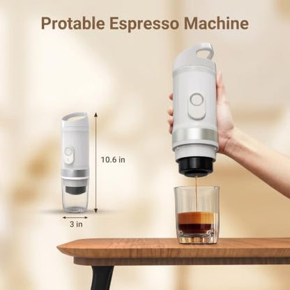 Portable Coffee Maker, USB-C Rechargeable Electric Espresso Machine