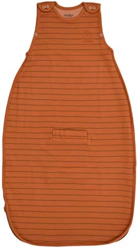 Woolino 4 Season Ultimate Baby Sleeping Bag - Merino Wool and Organic Cotton - Universal Size Adjustable Sleep Sack for Baby - Two-Way Zipper Sleeping Bag (2-24 Months) - Rust