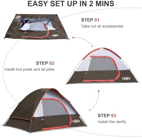 Camping Tent 2-4 Person Dome Tents