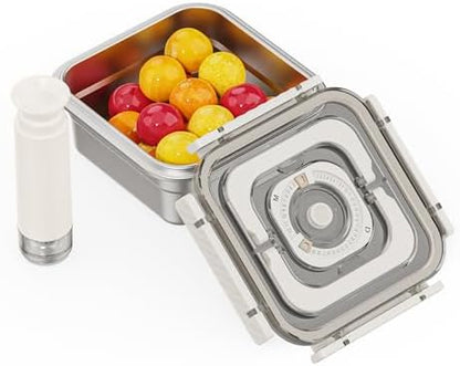 Stainless Steel Vacuum Food Storage Container with Handle- 1250ml/44oz