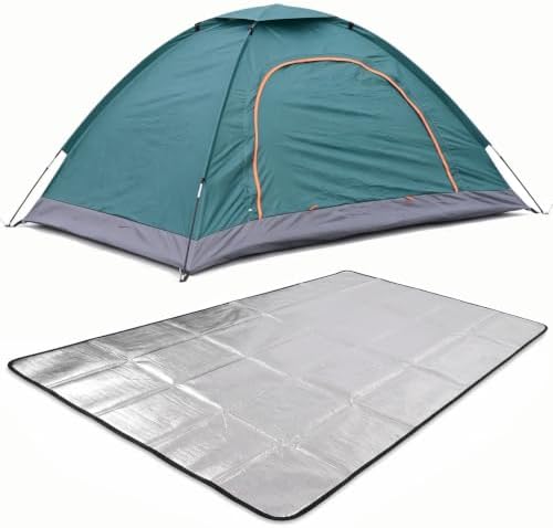Wind Tour Easy Setup Breathable Mesh Tent for Backpacking & Outdoor Use
