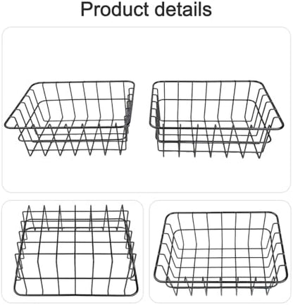 Coated Steel Wire Cooler Basket 32 Qt -Light Coolers, Storage Insert with Divider Compatibility Camping and Tailgating, 11.5x8.5x4.5 Inches