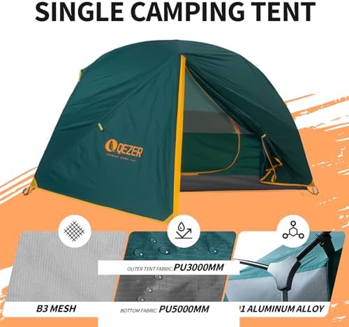 Ultralight Backpacking Tent, Waterproof Camping Tent for Hiking