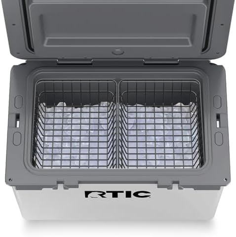 2-Pack Cooler Basket for RTIC 52 & 72 Qt Ultra-Light Coolers – Double Cooler Rack for Double Storage & Heavy-Duty Wire Organizer Will Not Fit for RTIC 32 Coolers