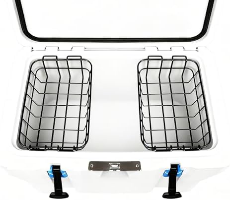 14.45" Cooler Basket,Cooler Basket Compatible with Lifetime 77 Qt, 115 Qt, Ozark Trail 73 Quart Ice Chest, Coolers Accessories for Lifetime and Ozark Trail - Keep Food Dry & Organized.(1-Pack)