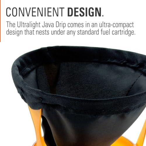 GSI Outdoors Ultralight JavaDrip Pour-Over Coffee Cone, Black