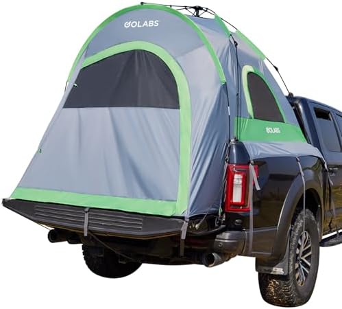 Golabs Truck Bed Tent, 5-6 Ft Camping Tent, Easy Setup by Pre-Attached Pole