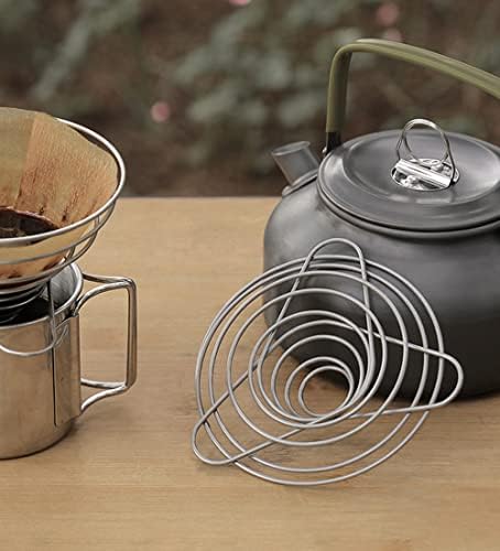 MERMOO YILAN Collapsible Pour Over Coffee Dripper Stainless Steel