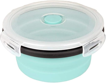 CARTINTS Blue Silicone Collapsible Food Storage Containers-Prep/Storage Bowls - Image 4