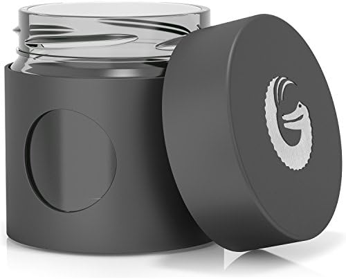 Coffee Gator Mini Coffee Canister- 4oz Borosilicate Glass