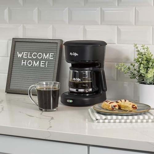 Mr. Coffee® 5-Cup Mini Brew Switch Coffee Maker, Black